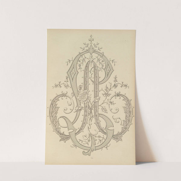 Album de chiffres & monogrammes couronnes de noblesse, françaises et etrangères Pl.033 by Ch Crouvezier