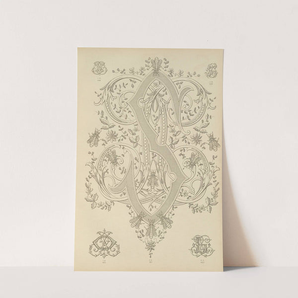 Album de chiffres & monogrammes couronnes de noblesse, françaises et etrangères Pl.047 by Ch Crouvezier