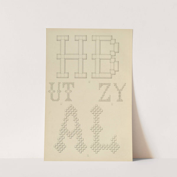 Album de chiffres & monogrammes couronnes de noblesse, françaises et etrangères Pl.068 by Ch Crouvezier