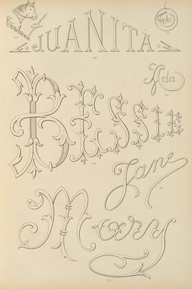 Album de chiffres & monogrammes couronnes de noblesse, françaises et etrangères Pl.073 — size preview