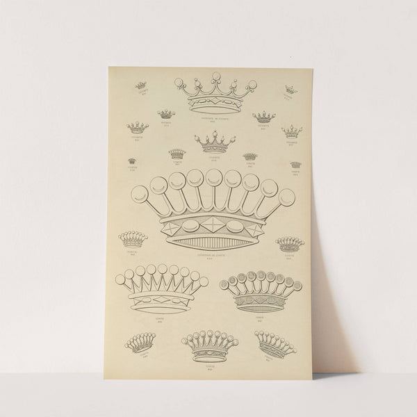 Album de chiffres & monogrammes couronnes de noblesse, françaises et etrangères Pl.079 by Ch Crouvezier