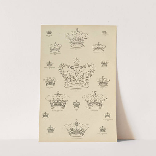 Album de chiffres & monogrammes couronnes de noblesse, françaises et etrangères Pl.082 by Ch Crouvezier