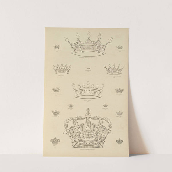 Album de chiffres & monogrammes couronnes de noblesse, françaises et etrangères Pl.083 by Ch Crouvezier