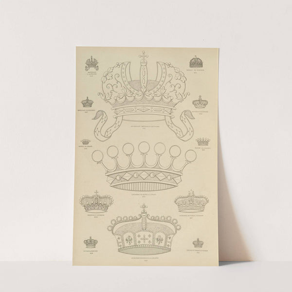 Album de chiffres & monogrammes couronnes de noblesse, françaises et etrangères Pl.084 by Ch Crouvezier