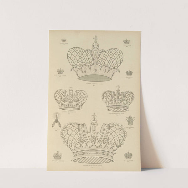 Album de chiffres & monogrammes couronnes de noblesse, françaises et etrangères Pl.085 by Ch Crouvezier