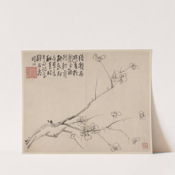 Album of Blossoming Plum Pl.1 (1742) by Li Fangying