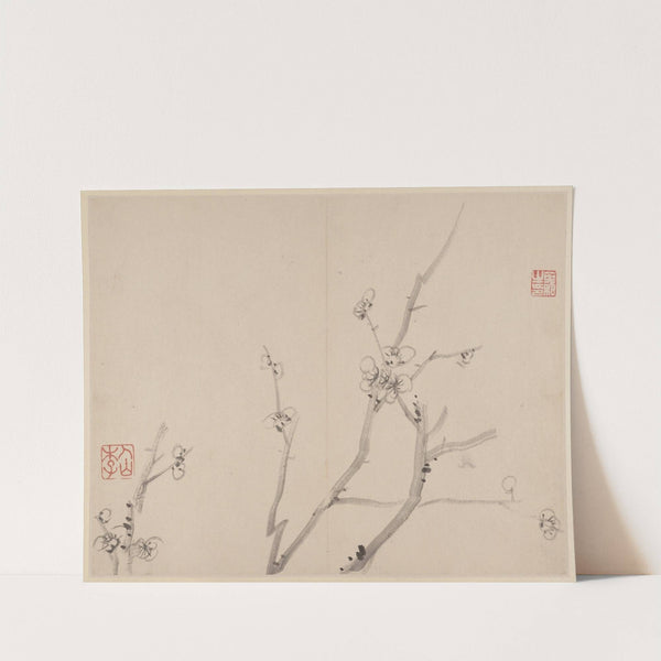 Album of Blossoming Plum Pl.4 (1742) by Li Fangying