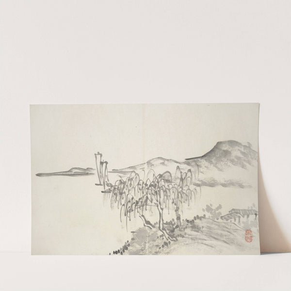 Album of Fifteen Ink Paintings Pl.02 by Hine Taizan