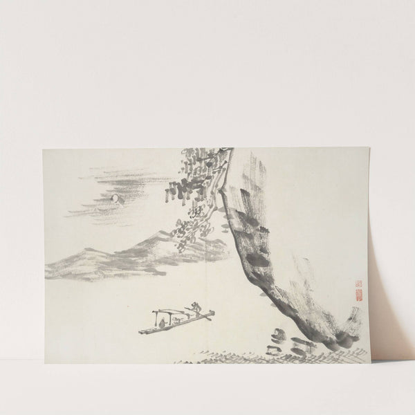 Album of Fifteen Ink Paintings Pl.03 by Hine Taizan