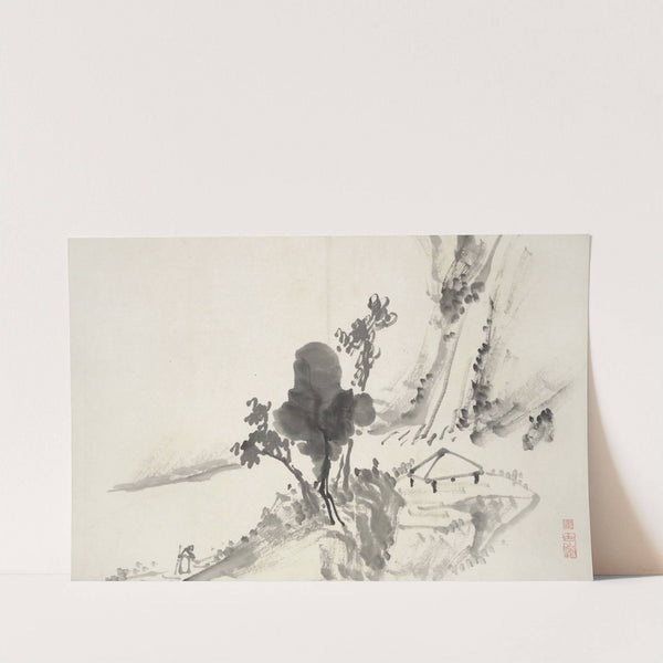 Album of Fifteen Ink Paintings Pl.08 by Hine Taizan