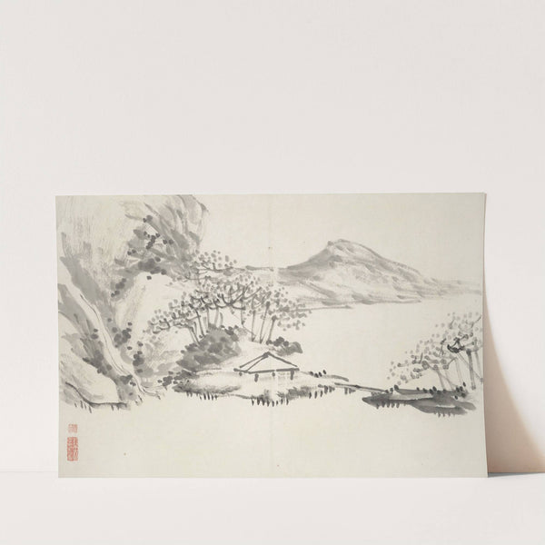 Album of Fifteen Ink Paintings Pl.10 (1850) by Hine Taizan