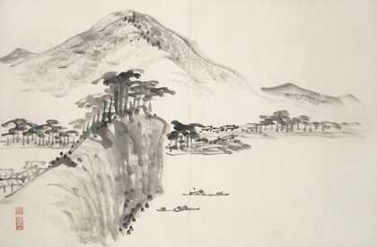 Album of Fifteen Ink Paintings Pl.14