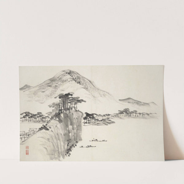 Album of Fifteen Ink Paintings Pl.14 by Hine Taizan
