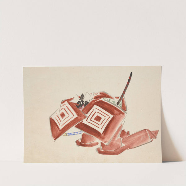 Album of Ichiryusai Hiroshige’s Sketches Pl.06 (ca. 1850) by Utagawa Hiroshige