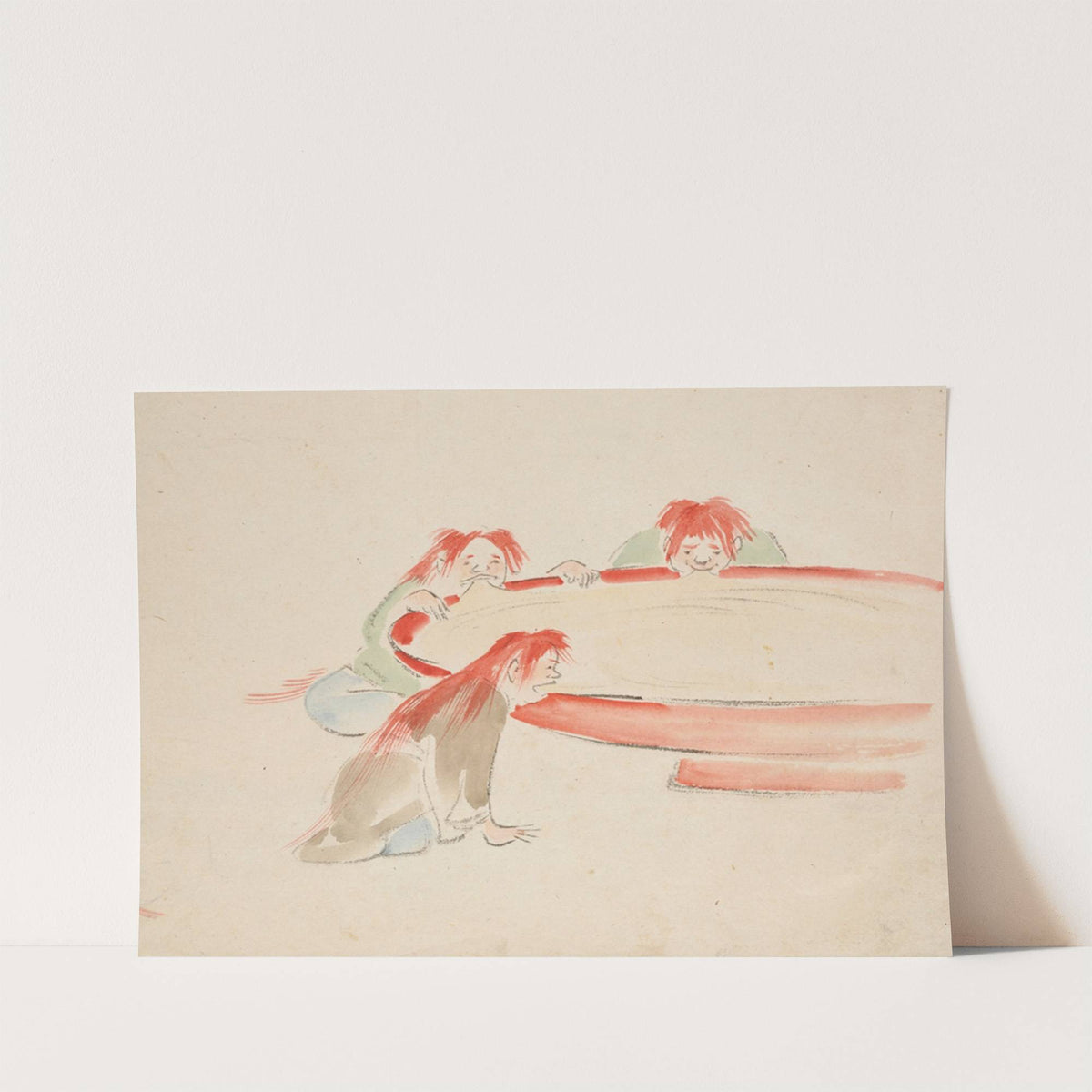 Album of Ichiryusai Hiroshige’s Sketches Pl.11 (ca. 1850) by Utagawa Hiroshige