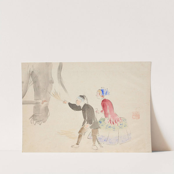 Album of Ichiryusai Hiroshige’s Sketches Pl.19 (ca. 1850) by Utagawa Hiroshige