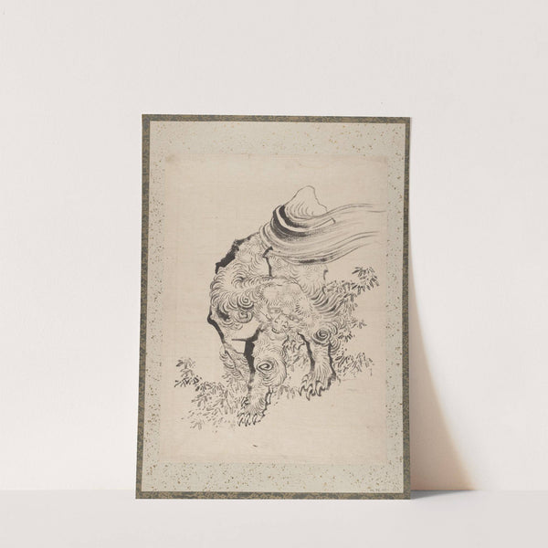 Album of Sketches by Katsushika Hokusai and His Disciples Pl.01 (19th century) by Katsushika Hokusai