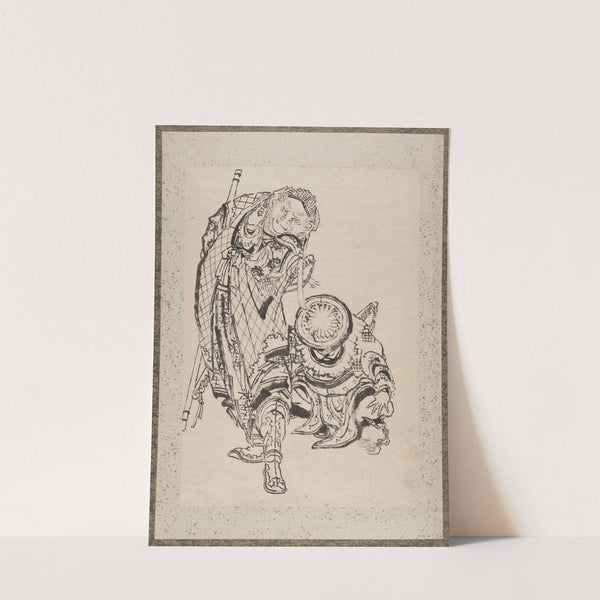 Album of Sketches by Katsushika Hokusai and His Disciples Pl.07 (19th century) by Katsushika Hokusai