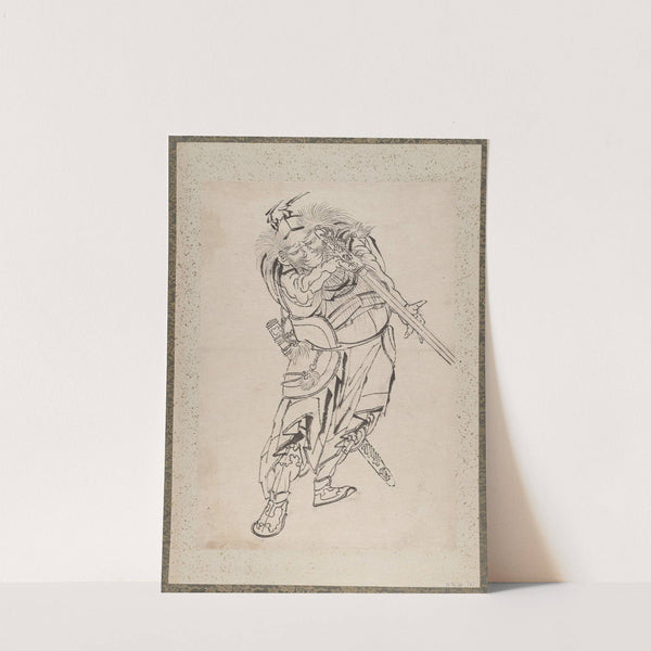 Album of Sketches by Katsushika Hokusai and His Disciples Pl.08 (19th century) by Katsushika Hokusai