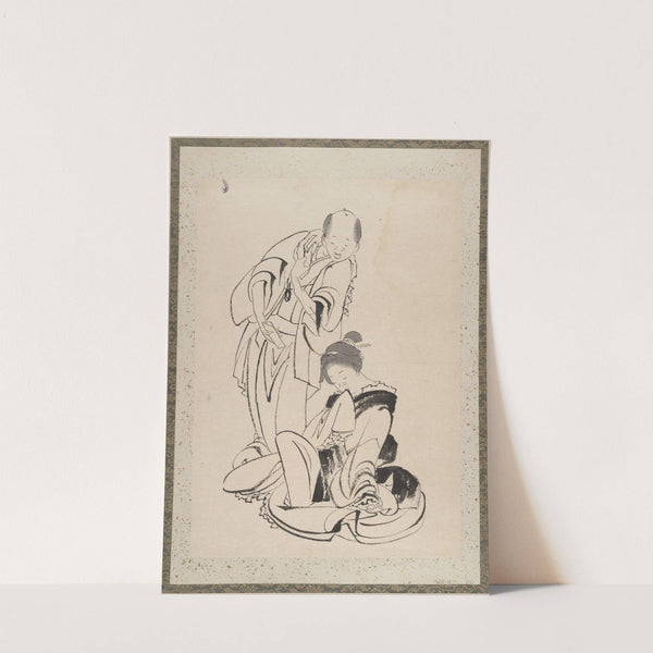 Album of Sketches by Katsushika Hokusai and His Disciples Pl.13 (19th century) by Katsushika Hokusai