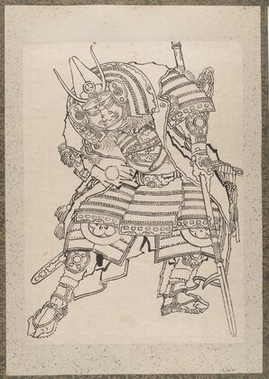Album of Sketches by Katsushika Hokusai and His Disciples Pl.17 (19th century)