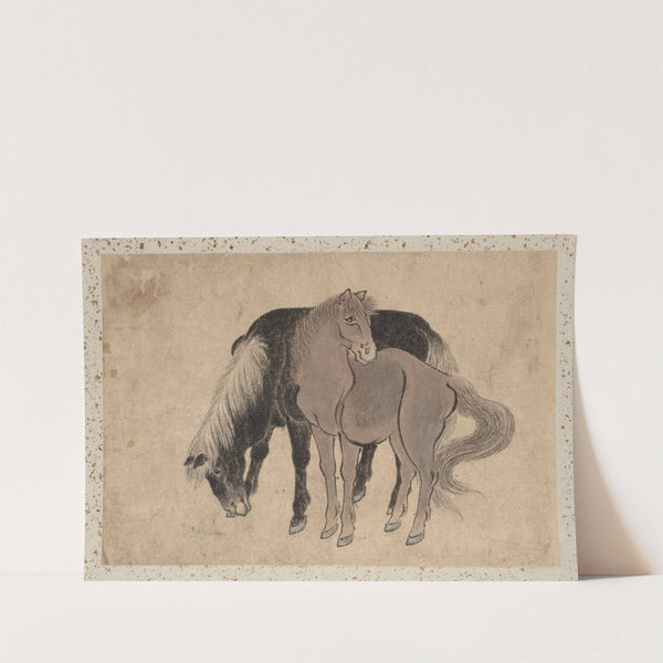 Album of Sketches by Katsushika Hokusai and His Disciples Pl.48 (19th century) by Katsushika Hokusai