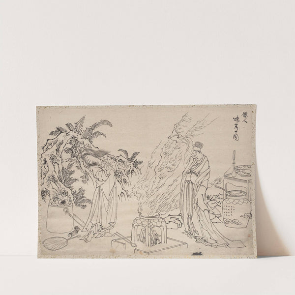 Album of Sketches by Katsushika Hokusai and His Disciples Pl.60 (19th century) by Katsushika Hokusai