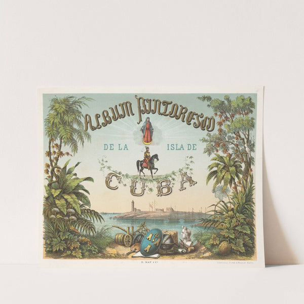 Album pintoresco de la isla de Cuba – Title Page (1855) by Pierre Toussaint Frédéric Mialhe