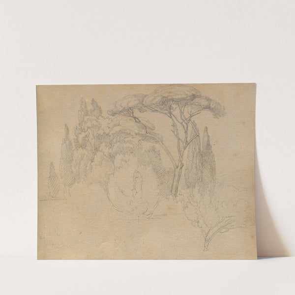 Album with Views of Rome and Surroundings, Landscape Studies, page 29a: Landscape Study by Franz Johann Heinrich Nadorp