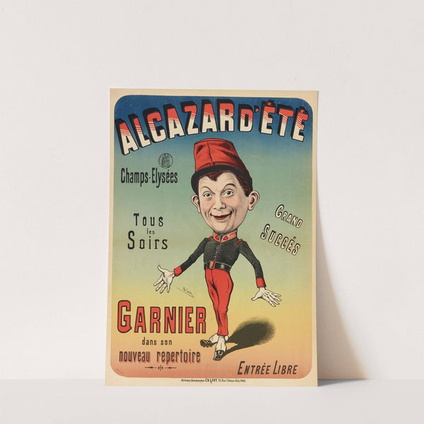 Alcazar D’ete Champs-Elysées Tous Les Soirs Grand Succes Garnier (1882-1888) by Imp. Charles Lévy