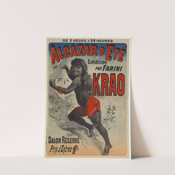 Alcazar d’Eté, Exhibition par Farini Krao (1886) by Jules Chéret