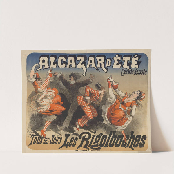 Alcazar d’Eté… Les Rigolboches. (1876) by Jules Chéret