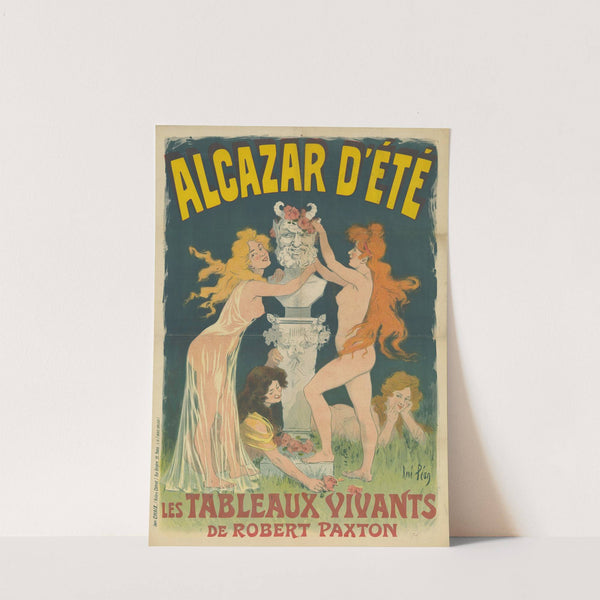 Alcazar d’Eté. Les tableaux vivants (1902) by René Péan