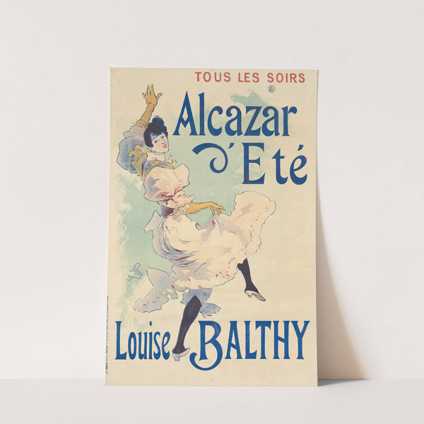 Alcazar d’Eté, Louise Balthy (1893) by Jules Chéret