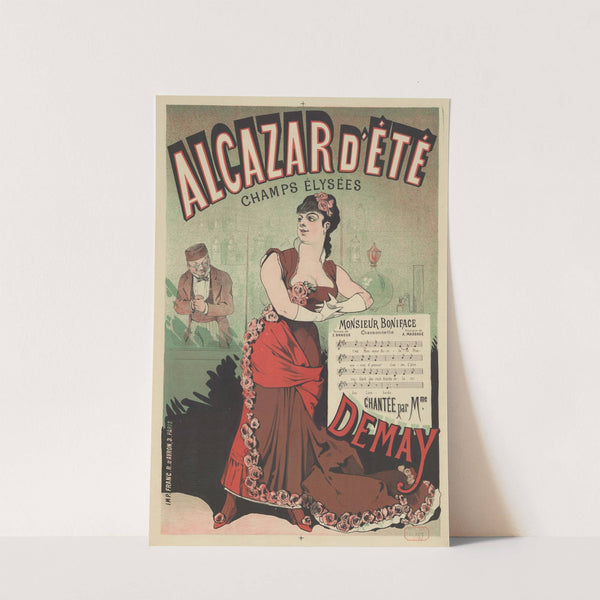 Alcazar d’Eté… Monsieur Boniface, chansonette (1882) by Imp. Franc