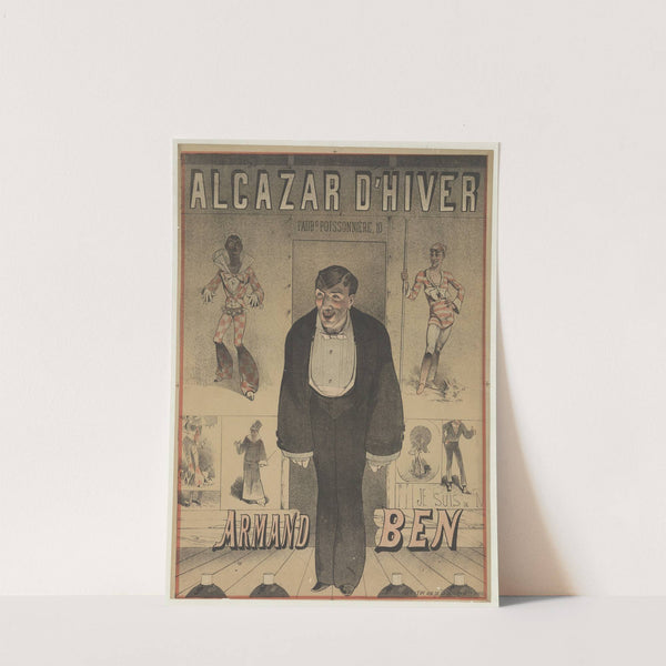 Alcazar d’Hiver. Armand Ben (1878) by Imp. Emile Lévy