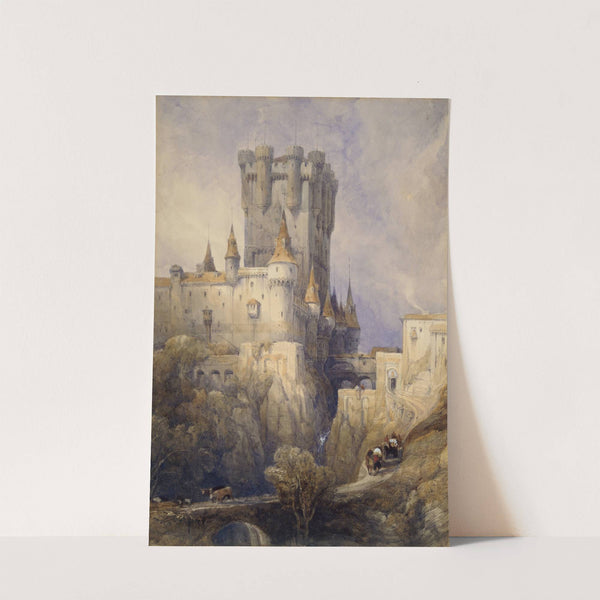 Alcazar, Segovia, Spain (1836) by David Roberts