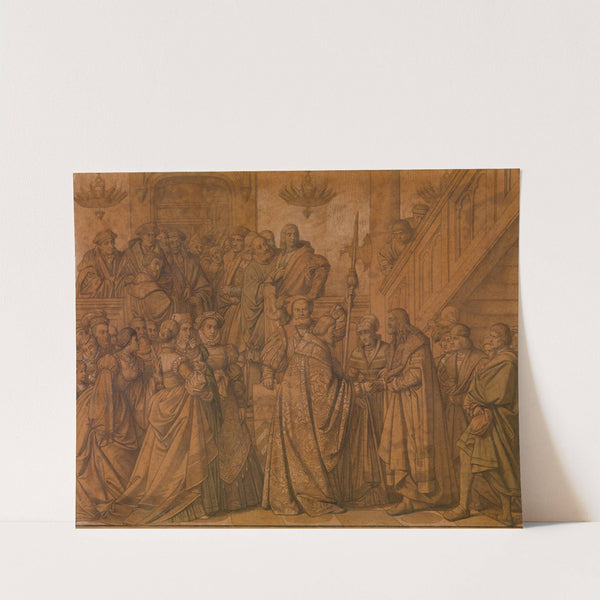 Alderman Gerard van de Werve Receives Albrecht Dürer by Godfried Guffens