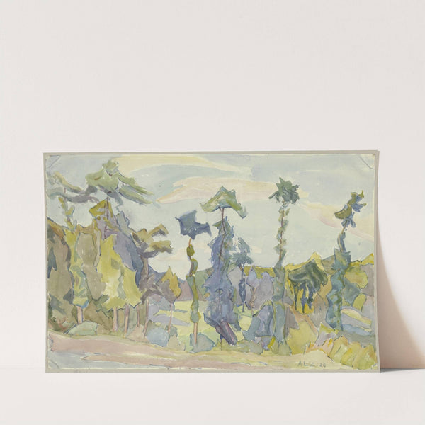 Alders in the Rhön by Agnes Langenbeck-Zachariae