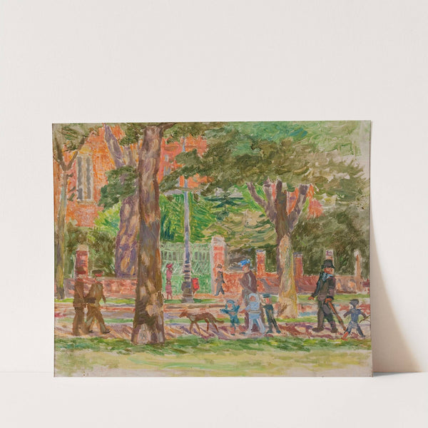 Aleja Szucha in Warsaw (1933) by Zygmunt Waliszewski