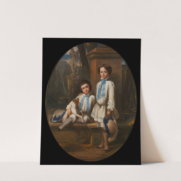 Alejandro and Luis Ferrant y Fischermans, the Painter's Nephews by Luis Ferrant y Llausás