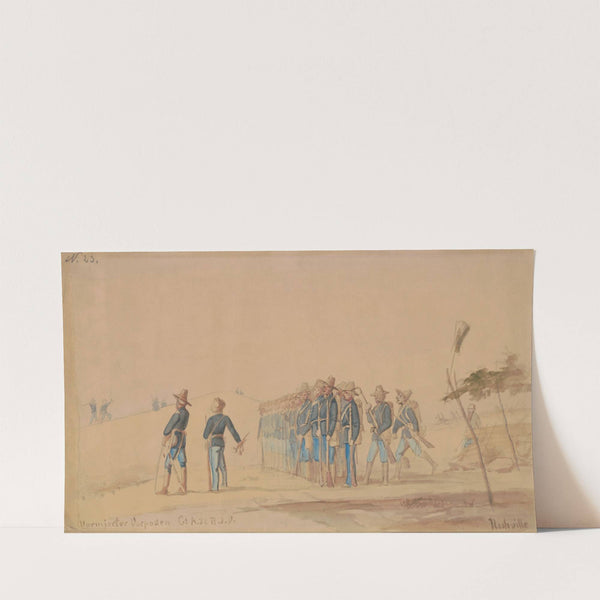 Alerted Outpost, Company A, Nashville, Tennessee (1861-1865) by Adolph Metzner