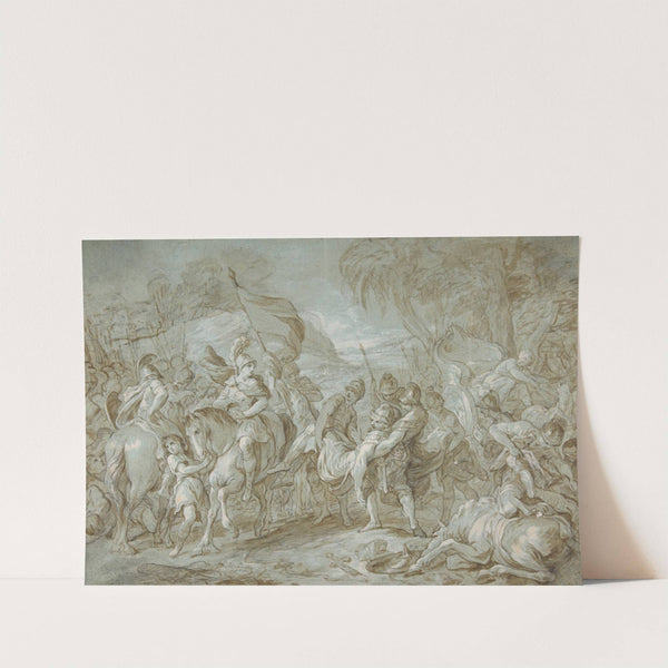 Alexander and Porus early (18th century) by François Lemoyne