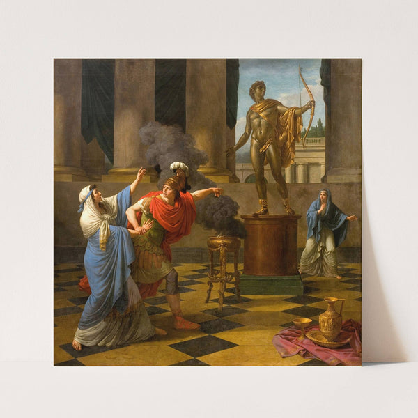 Alexander Consulting the Oracle of Apollo by Louis-Jean-François Lagrenée