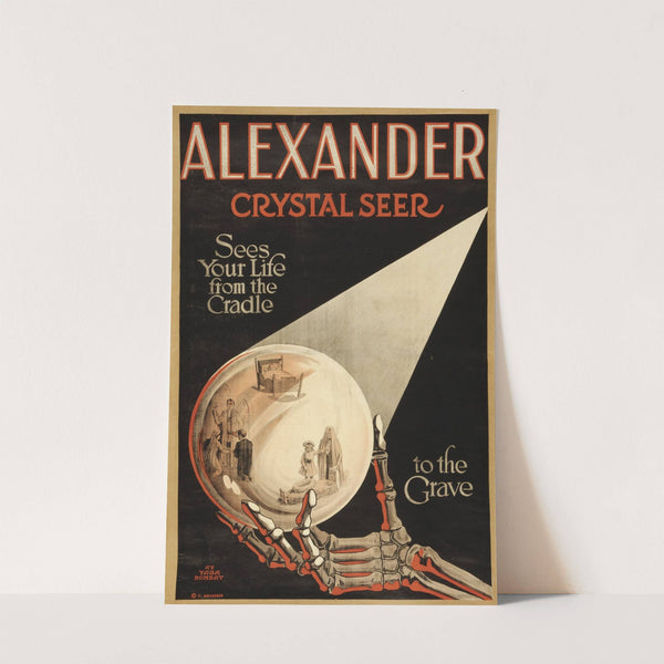 Alexander, crystal seer sees our life from the cradle to the grave. by Anonymous
