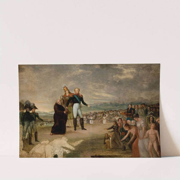 Alexander I Crowned King of Poland (1815-1825) by Michał Stachowicz