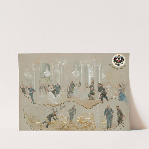 Alexander III At The Winter Palace Ball by Mihály Zichy