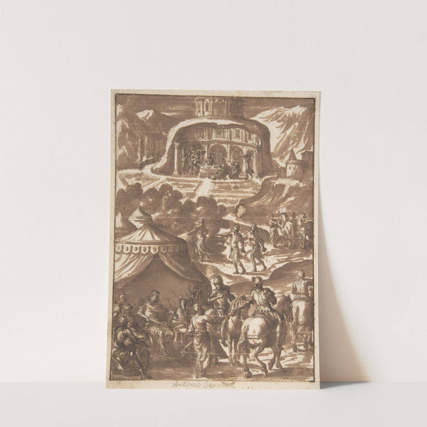 Alexander in His Tent by Antonio Gandini