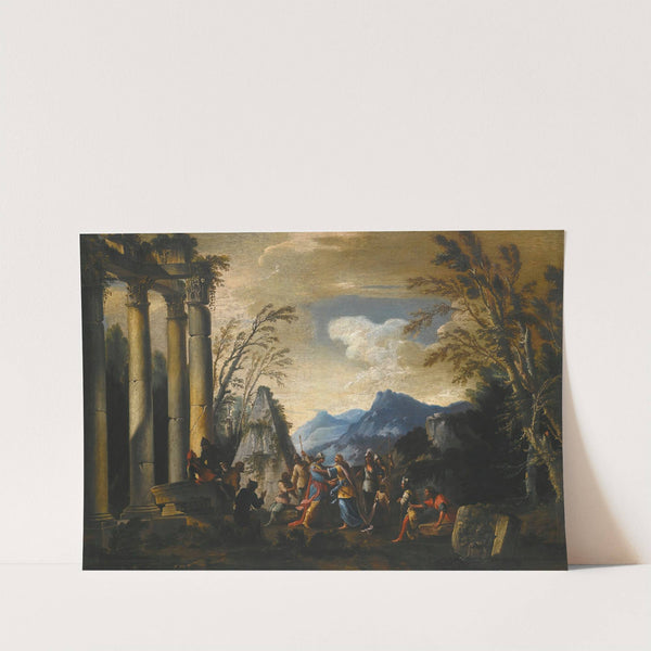 Alexander The Great And Thalestris by Giovanni Ghisolfi