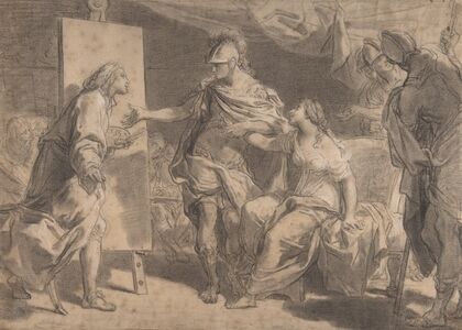 Alexander the Great Offering His Concubine Campaspe to the Painter Apelles (1793–97)